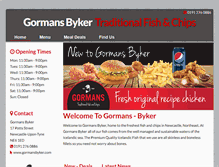 Tablet Screenshot of gormansbyker.com